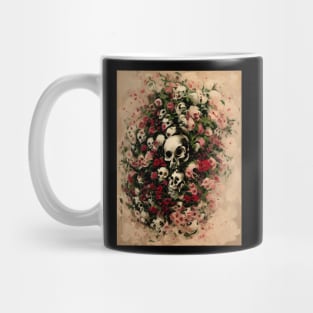 Skulls and roses Mug